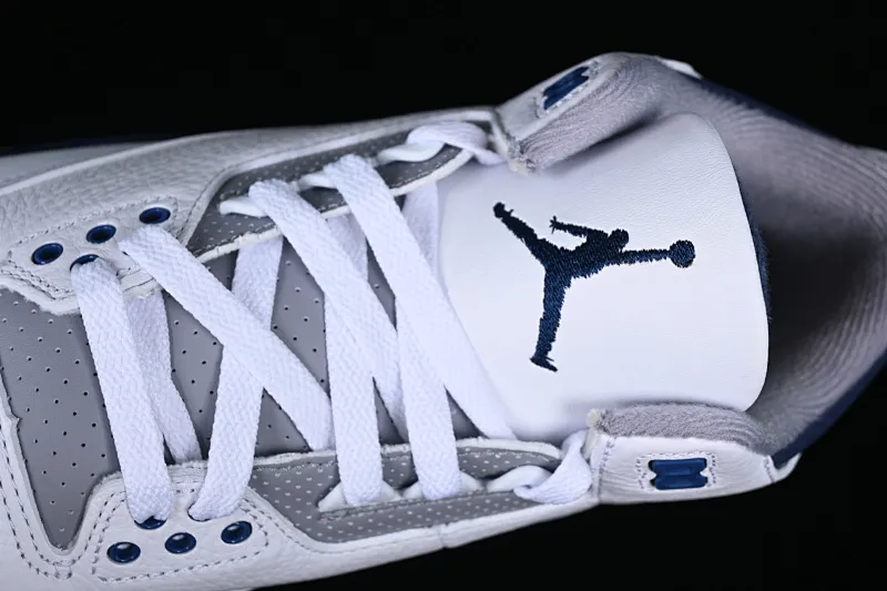 All categories Air Jordan Jordan series basketball shoes Air Jordan 3 foreign trade version Air Jordan 3 Retro "Midnight Navy" AJ3 Joe 3 midnight blue cement color CT8532-140